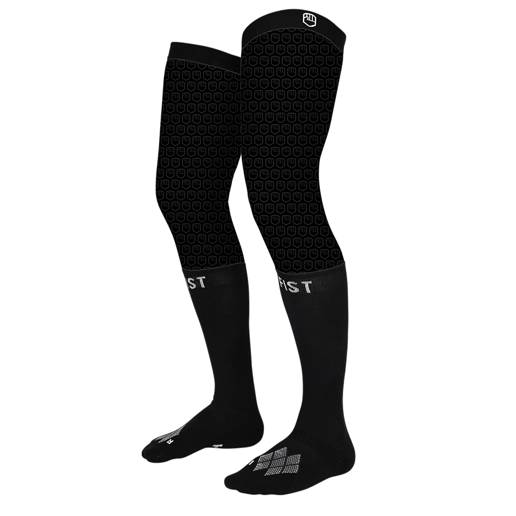 Fist - Youthg Black Knee Brace Socks