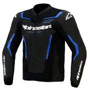 Alpinestars - GP Force V2 Black/Blue Air Leather Jacket