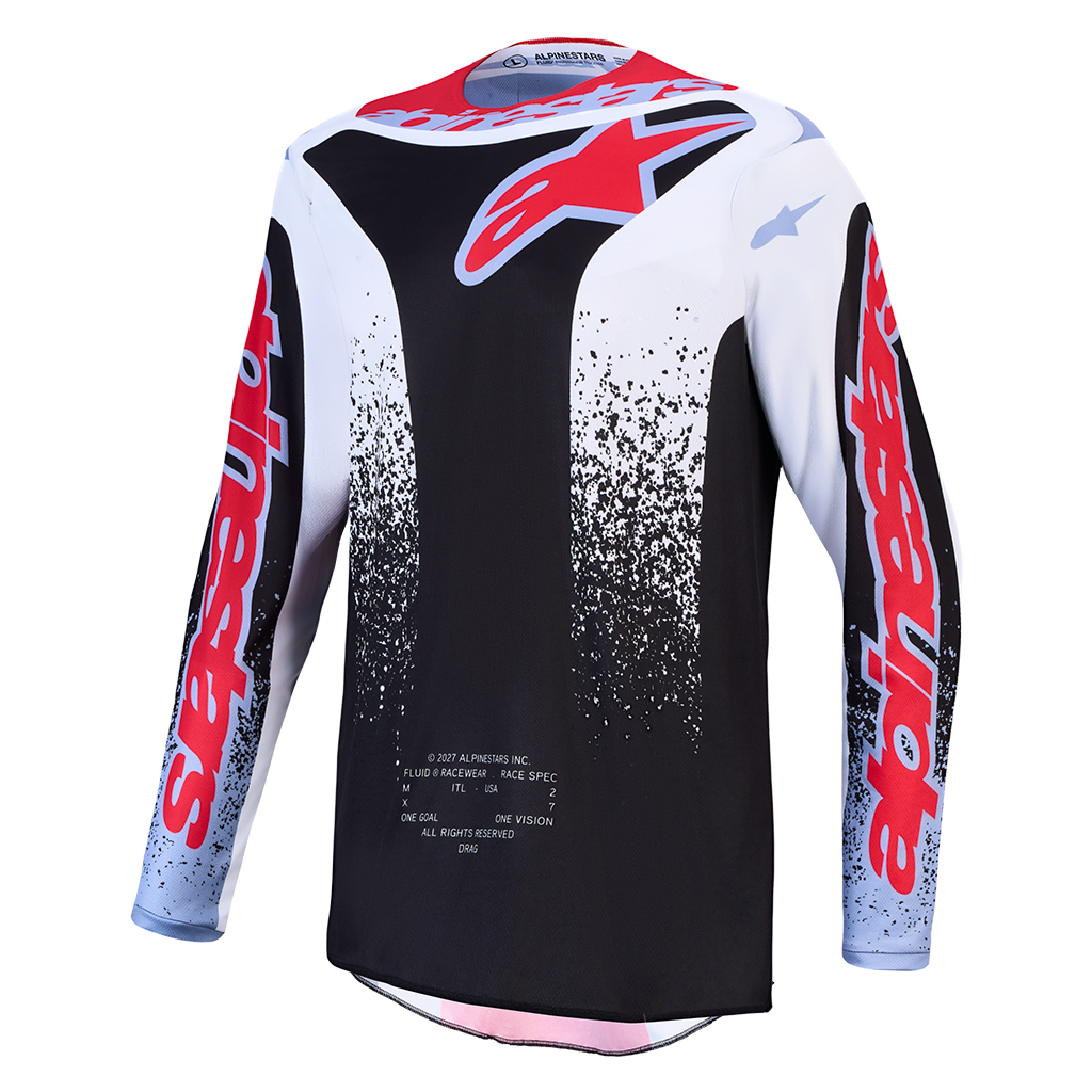 Alpinestars - 2027 Fluid Drag Black/White/Blue/Red Mx Combo