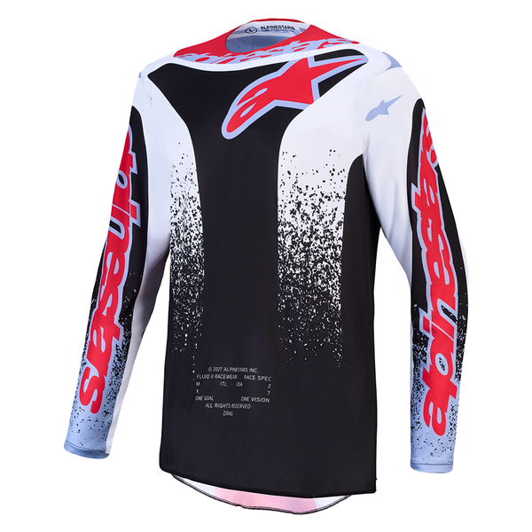 Alpinestars - 2027 Fluid Drag Black/White/Blue/Red Mx Combo