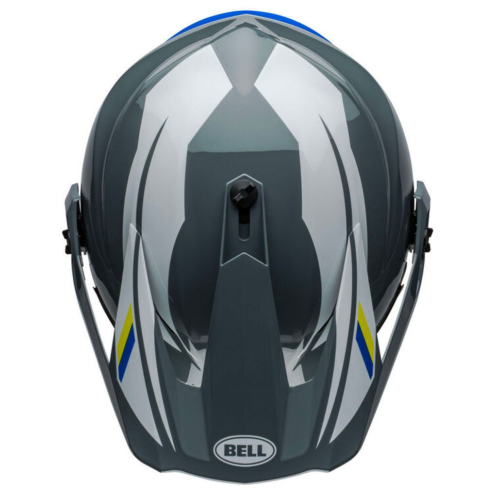 bell adventure helmets australia Bell - MX-9 ADV MIPS Alpine Grey/Blue Adventure Helmet