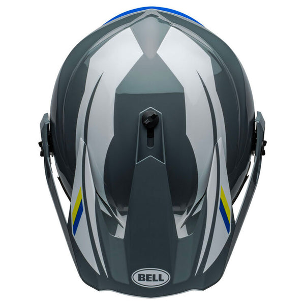 Bell - MX-9 ADV MIPS Alpine Grey/Blue Adventure Helmet