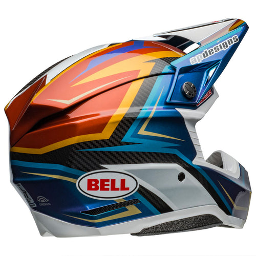 Bell - Moto-10 Spherical Tomac White/Gold Helmet
