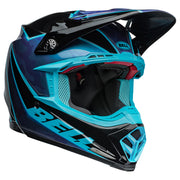 Bell - Moto-9S Flex Sprite Black/Blue Helmet