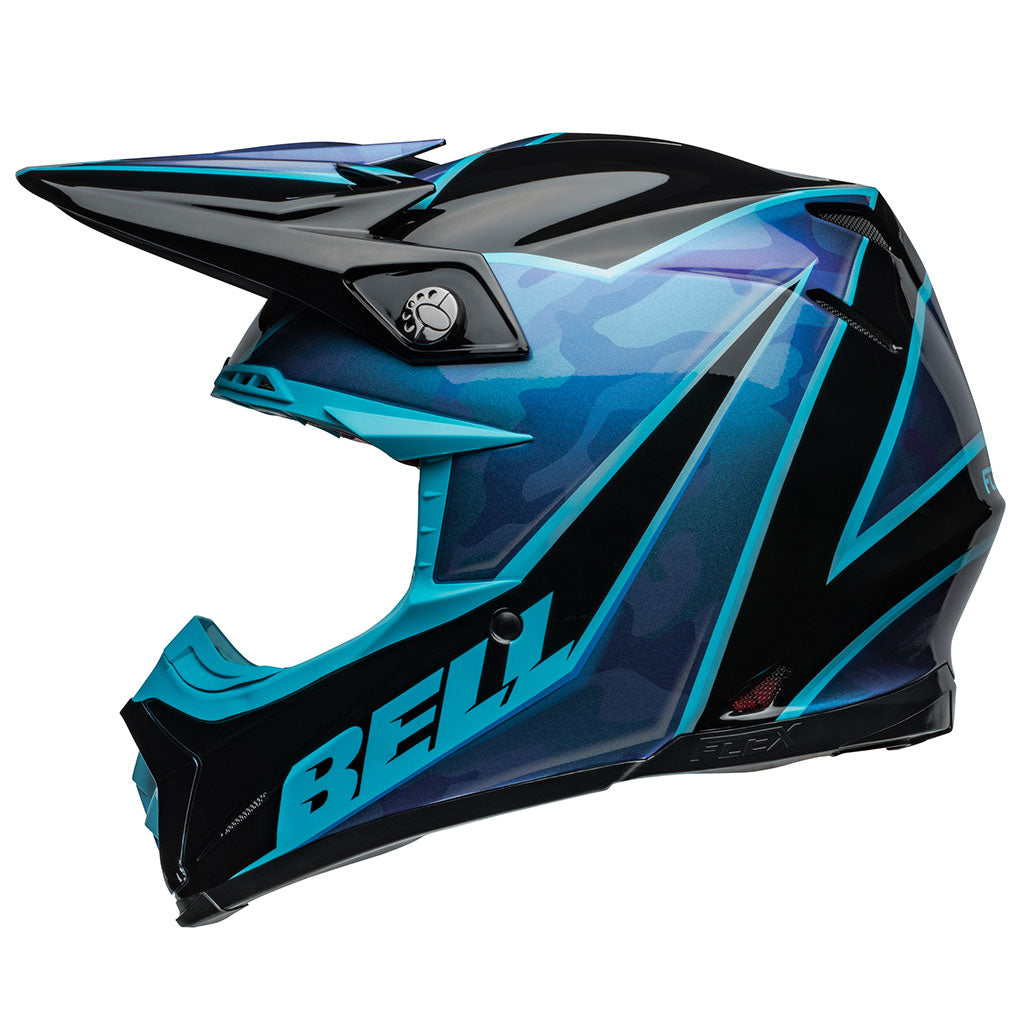 Bell - Moto-9S Flex Sprite Black/Blue Helmet