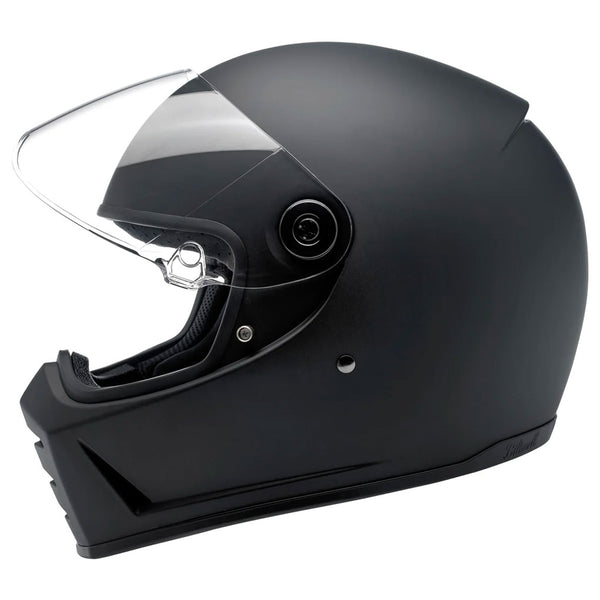 Biltwell - Lane Splitter Flat Black Helmet - AMA Warehouse