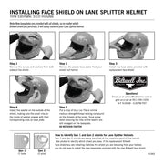 Biltwell - Lane Splitter Flat Black Helmet