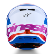 Alpinestars - SM7 Core White/Blue/Orange/Pink Helmet