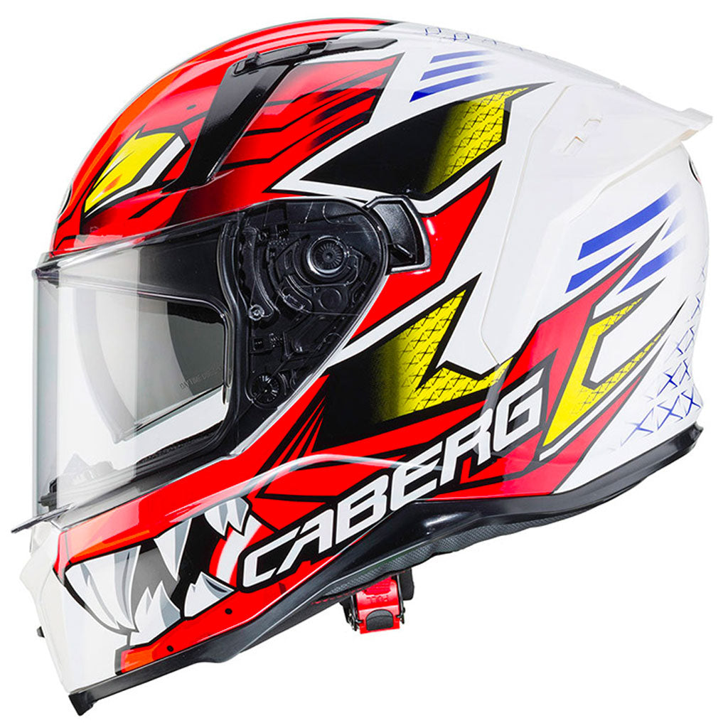 Caberg - Avalon Giga White/Yellow/Red Helmet