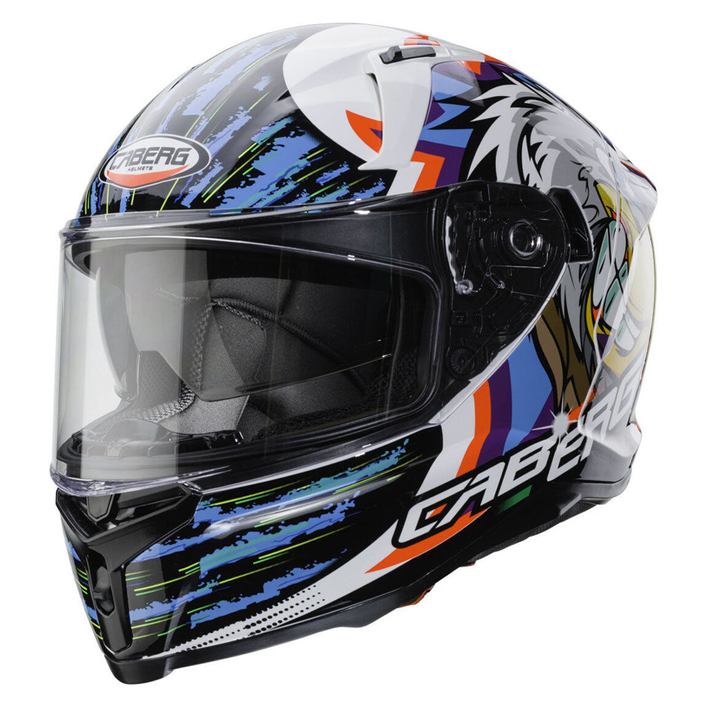 Caberg - Avalon Hawk White/Black/Blue Helmet