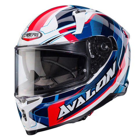 Caberg - Avalon X Optic White/Blue/Red Helmet