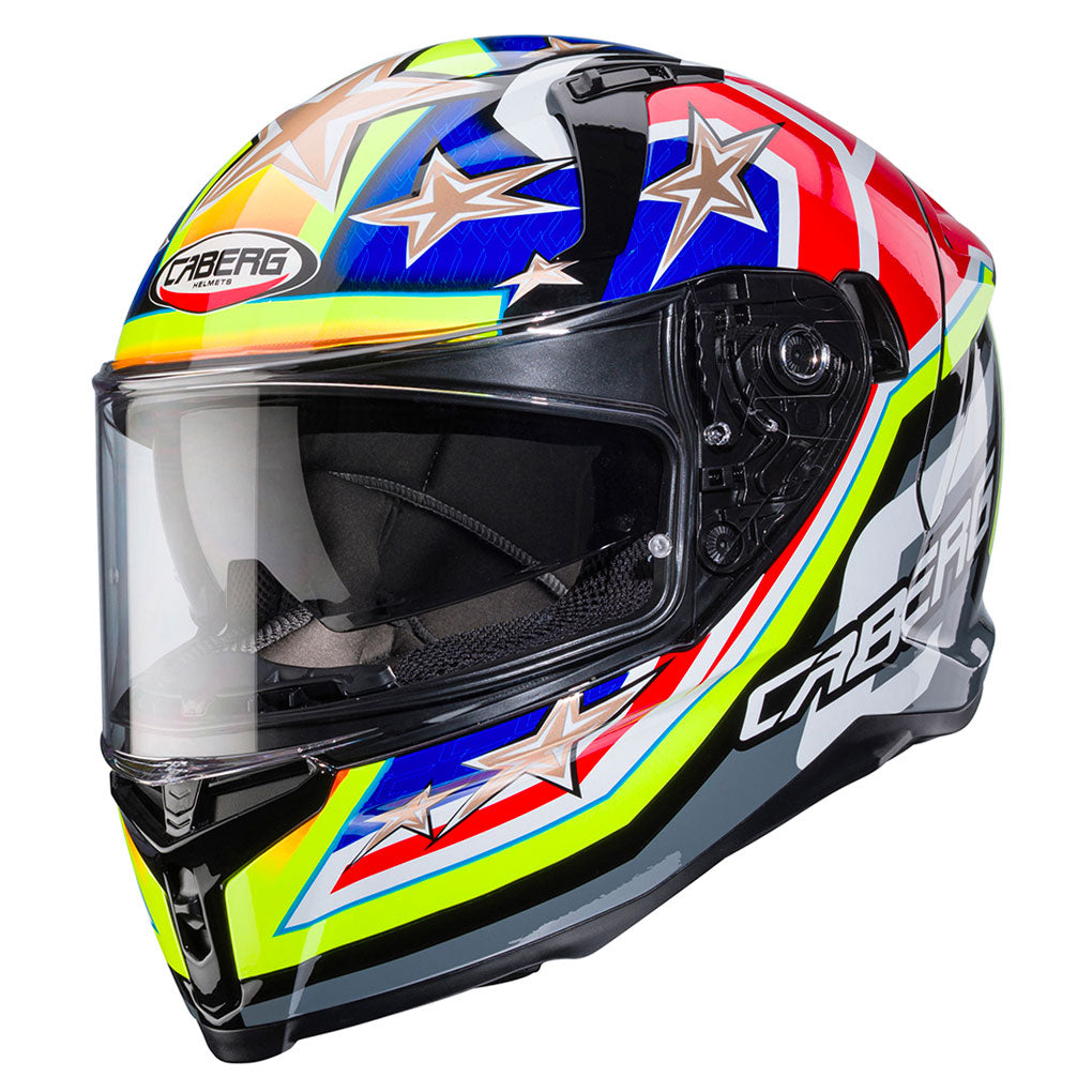 Caberg - Avalon X Track Black/Yellow/Red/Blue Helmet