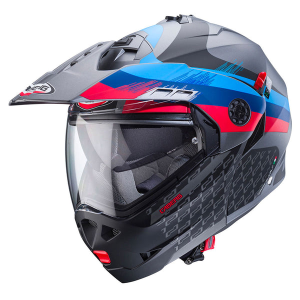 Caberg - Tourmax X Sarabe Grey/Red/White/Blue Modular Helmet