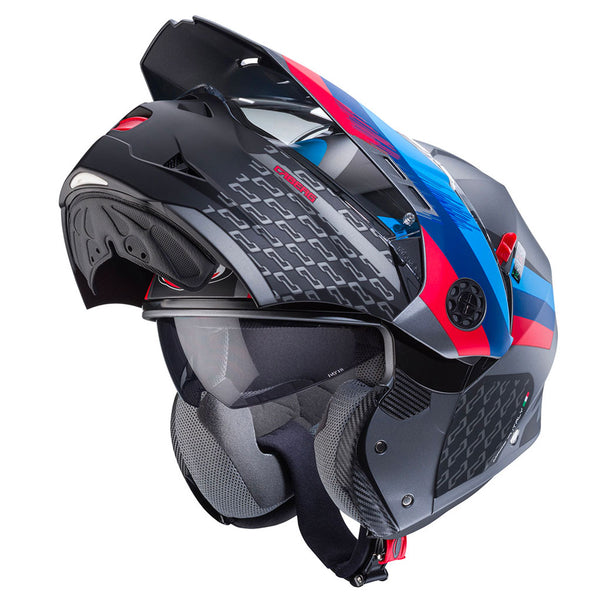 Caberg - Tourmax X Sarabe Grey/Red/White/Blue Modular Helmet