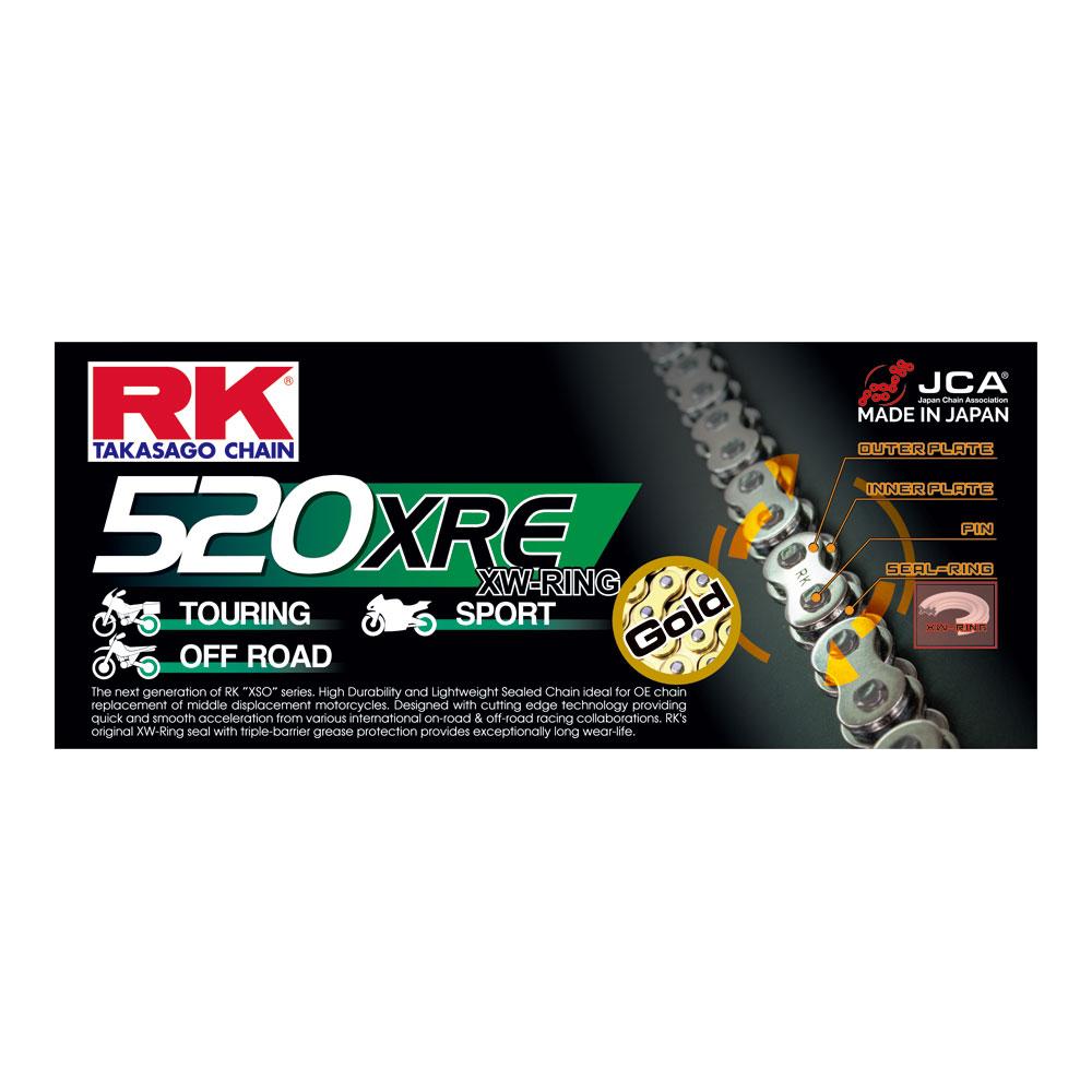 RK - 520XRE Gold Chain - 120 Link