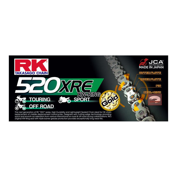RK - 520XRE Gold Chain - 120 Link