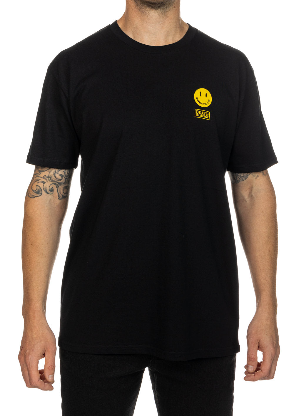 Death Collective - Black Smiley Tee