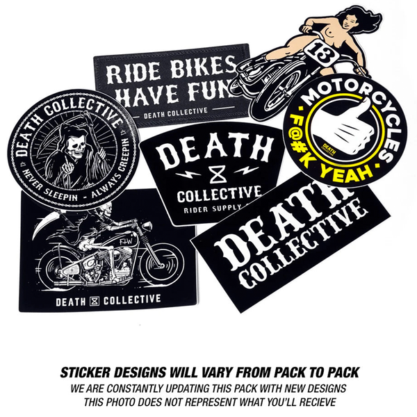 Death Route Sticker Death Collective - Sticker Pack - AMA Warehouse