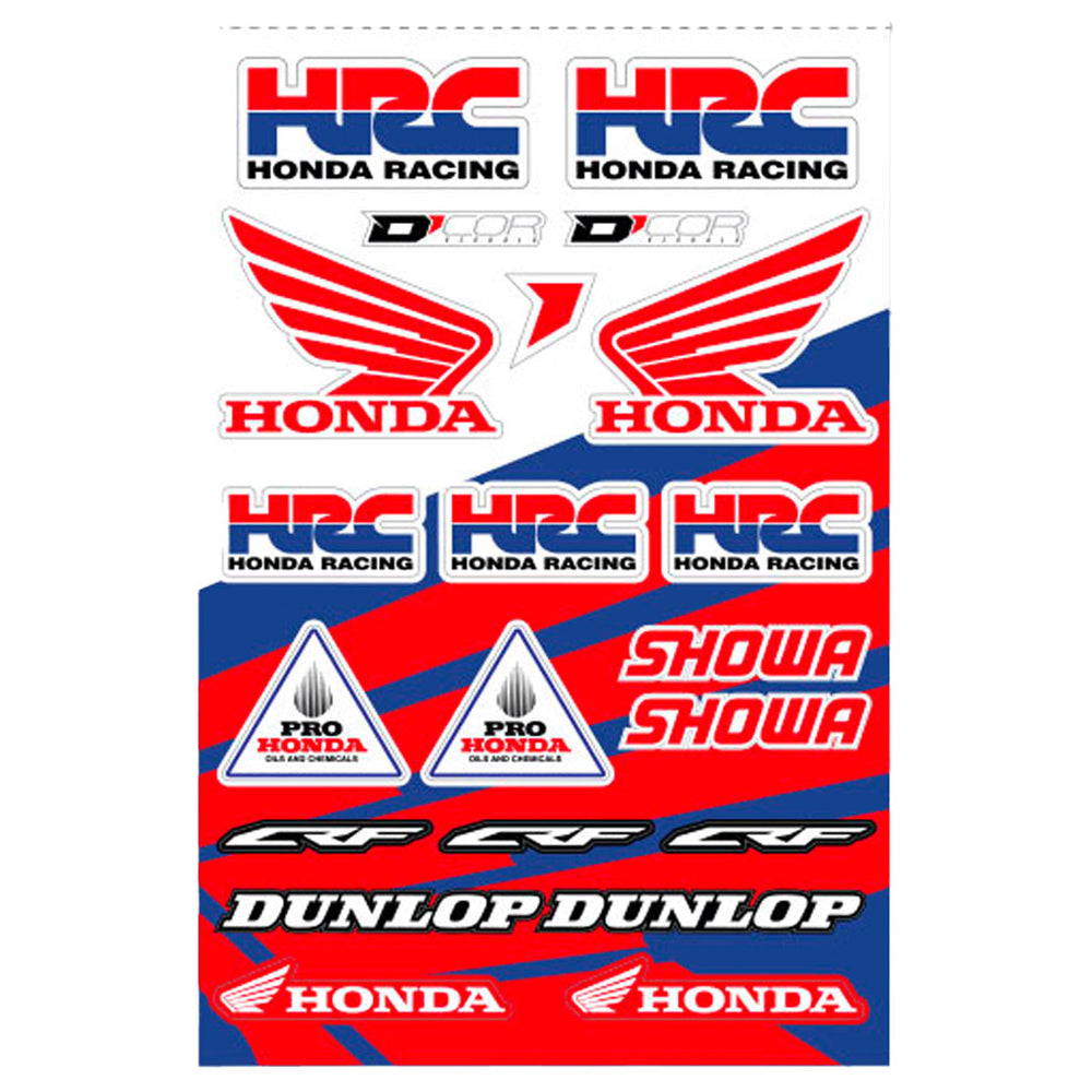 DCor - Honda HRC Decal Sheet – AMA Warehouse