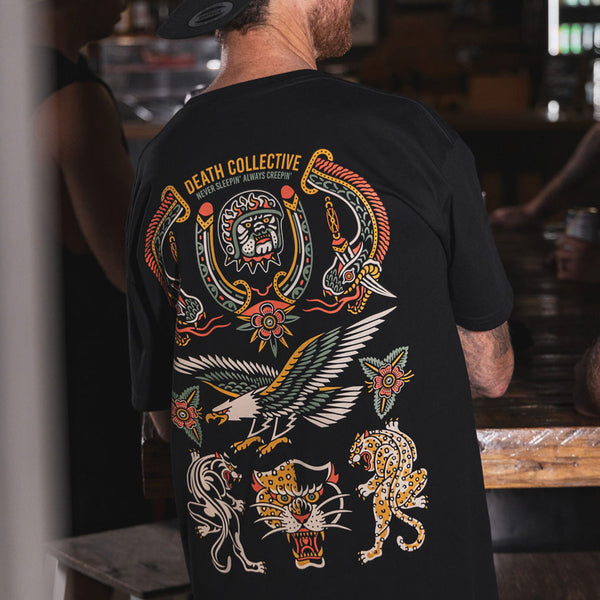Death Collective - Black Tatty Tee