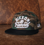 Dixxon - Camo Script Snapback Hat