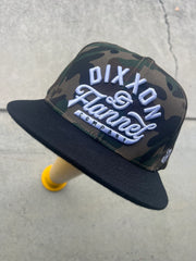 Dixxon - Camo Script Snapback Hat