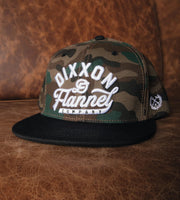 Dixxon - Camo Script Snapback Hat