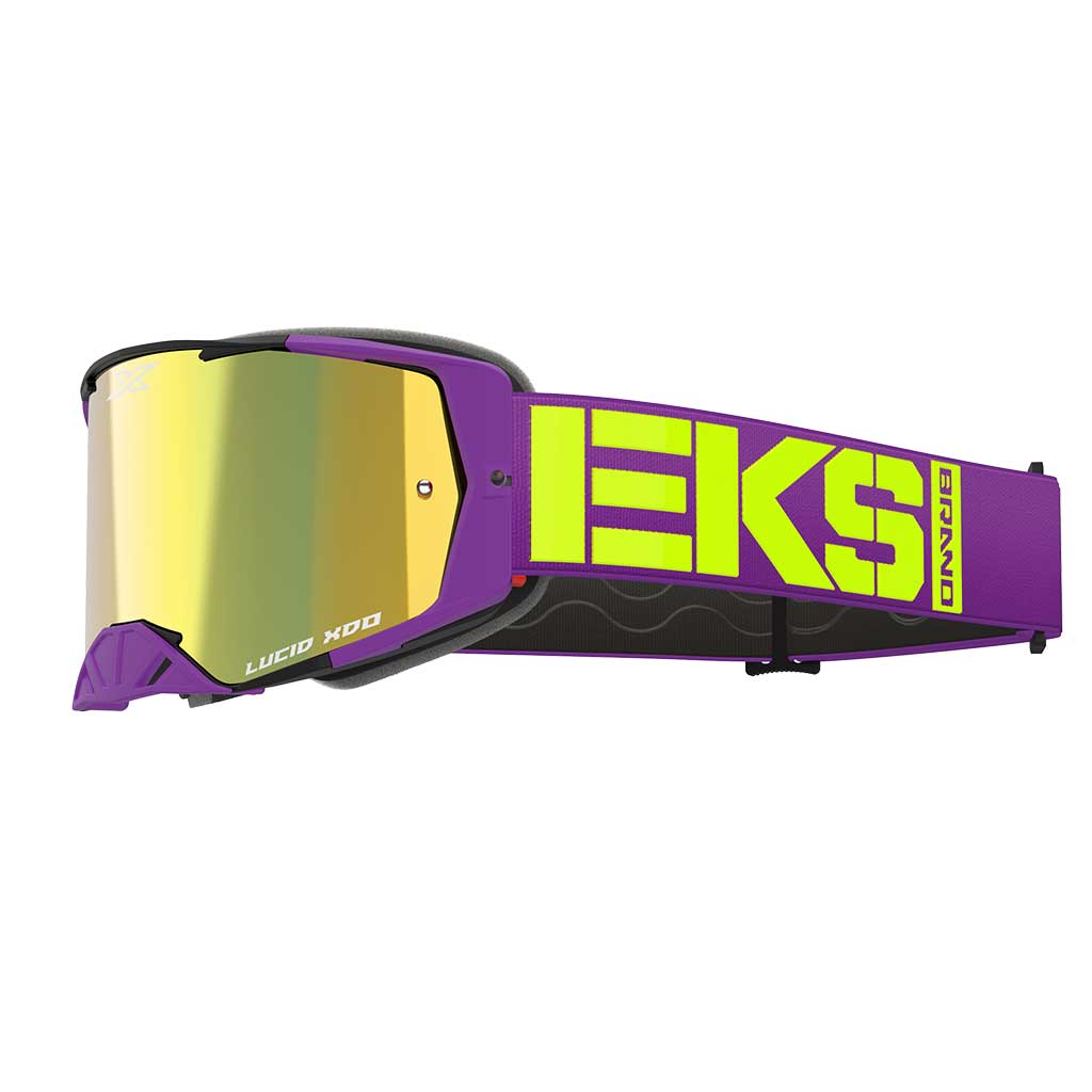 EKS - Lucid Caliber Purple/Yellow Mirrored Lens Goggle