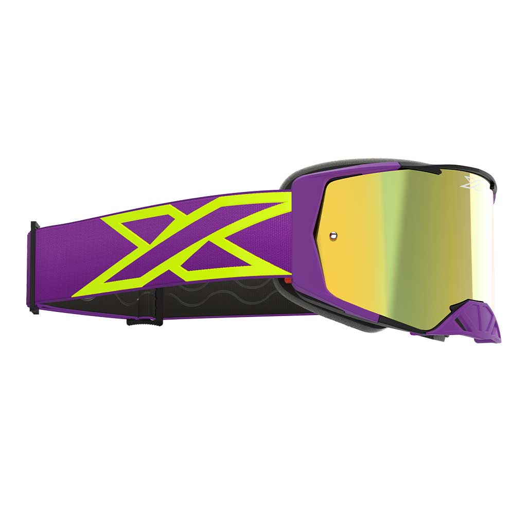 EKS - Lucid Caliber Purple/Yellow Mirrored Lens Goggle