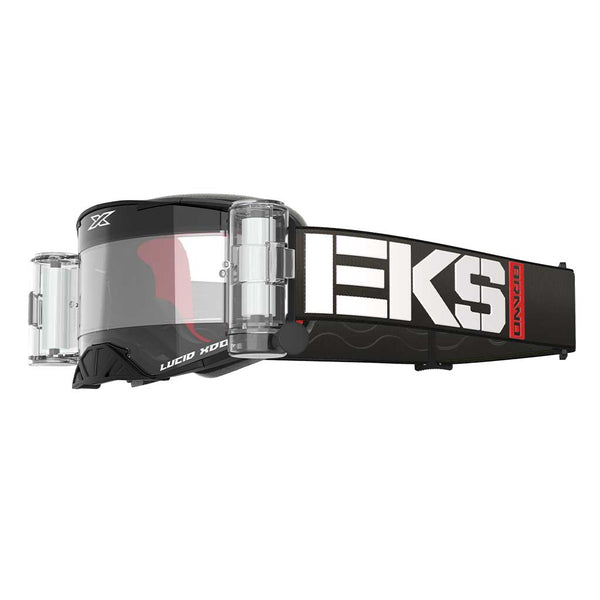 EKS - Lucid Black/White Roll Off System Goggle