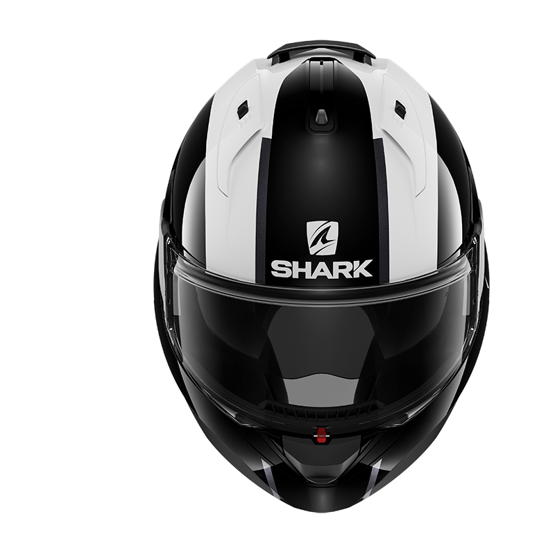 Shark - Evo ES Endless White/Black/Red Flip Helmet