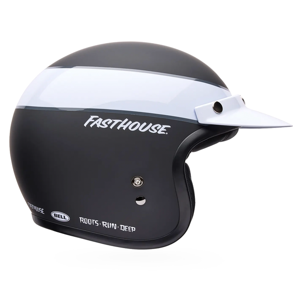 Bell - Custom 500 Fasthouse LE Black/White Open Face Helmet
