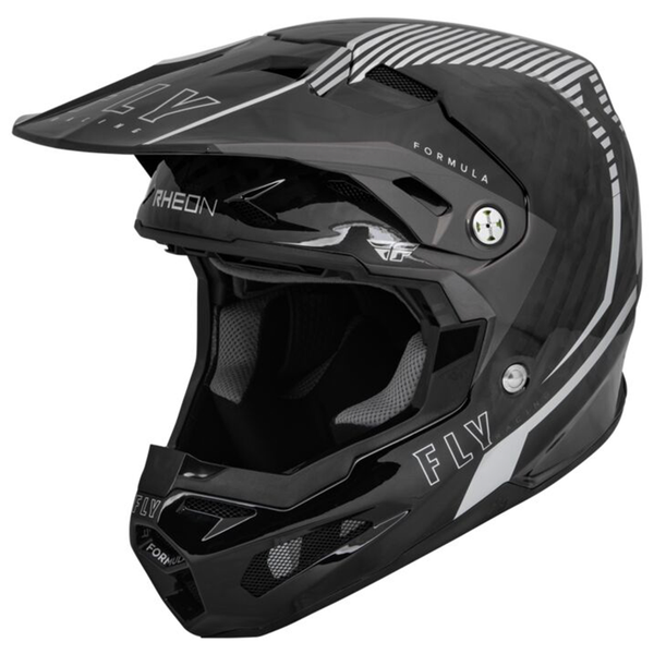Fly Racing - Formula Carbon Tracer Silver/Black Helmet