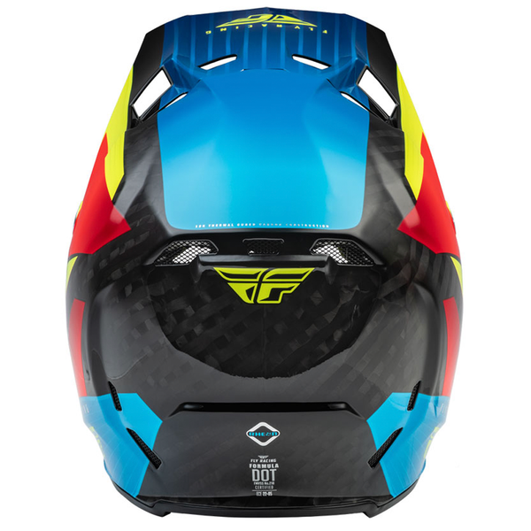 Fly Racing - Formula Carbon Prime Yellow/Blue/Red Helmet