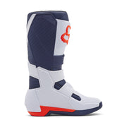 Fox - Comp White Navy MX Boots