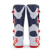 Fox - Comp White Navy MX Boots