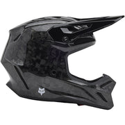 Fox - 2025 V3 RS Black Carbon Solid Helmet