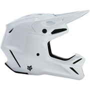 Fox - 2025 V3 RS White Carbon Solid Helmet