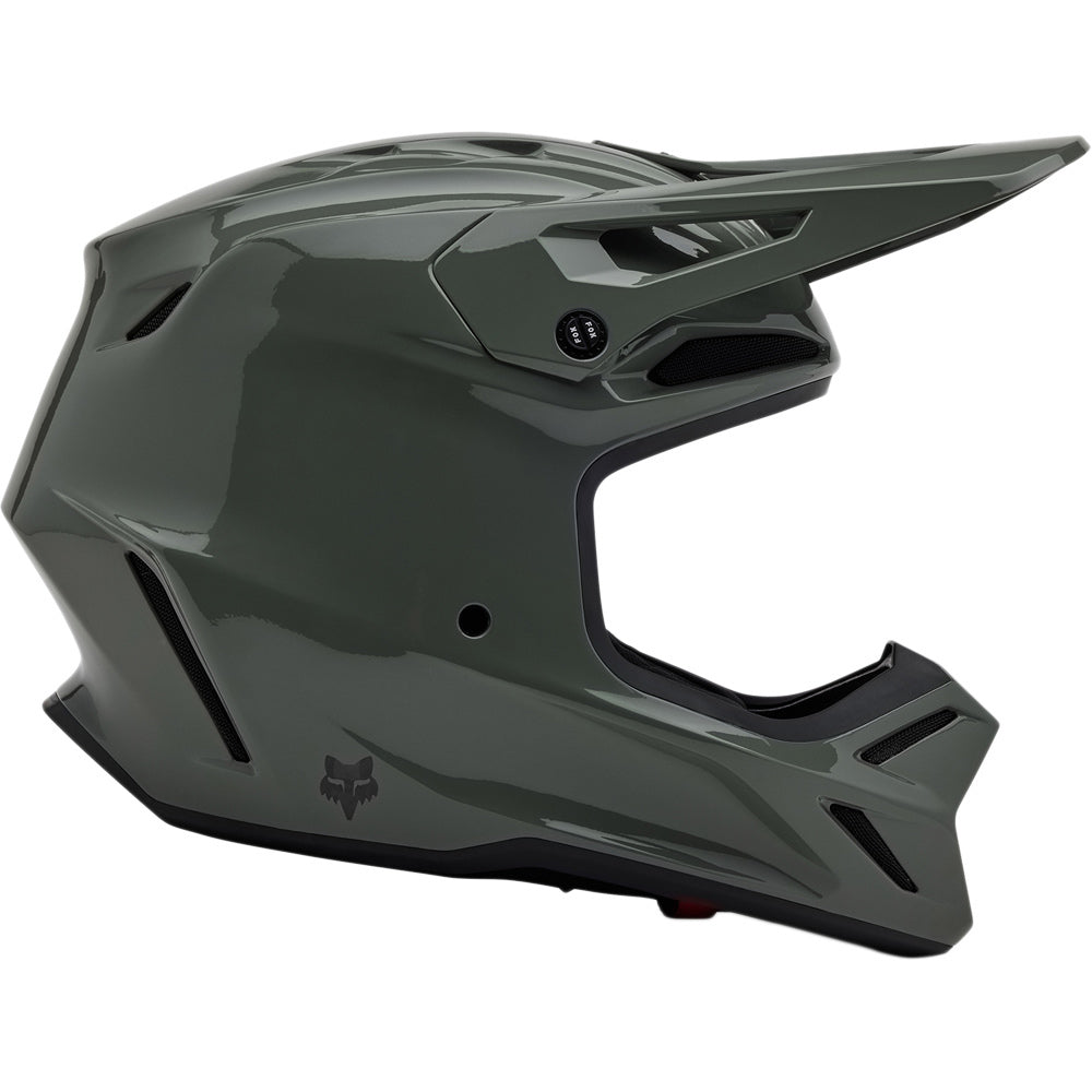 Fox - 2025 V3 RS Stone Carbon Solid Helmet