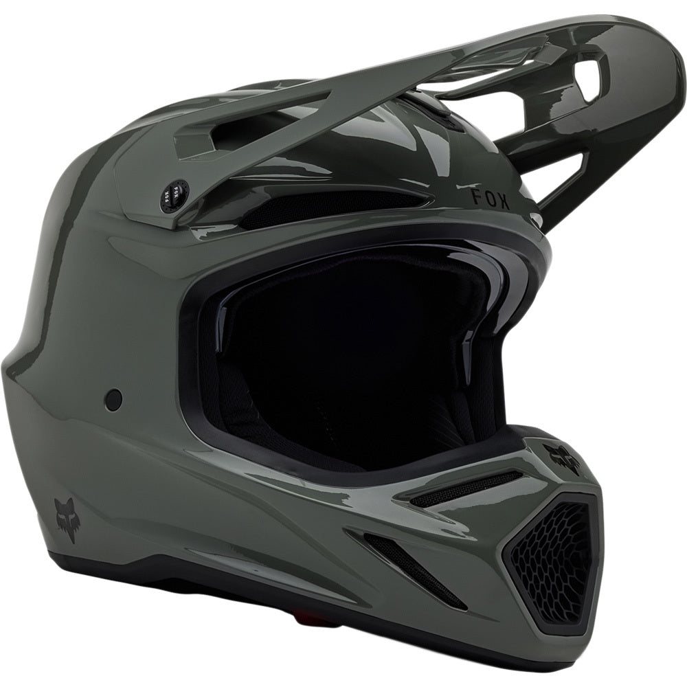 Fox - 2025 V3 RS Stone Carbon Solid Helmet