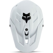 Fox - 2025 Youth V3 Solid Matt White Helmet