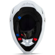 Fox - 2025 Youth V3 Solid Matt White Helmet