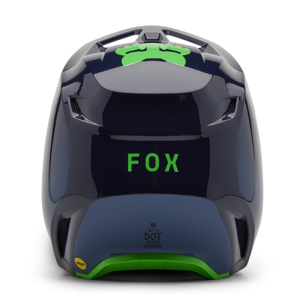 Fox - 2025 Youth V1 Navy Taunt Helmet