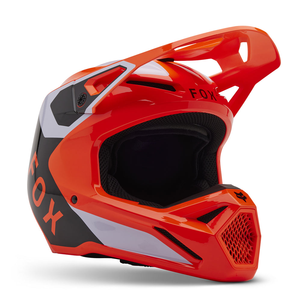 Fox - V1 Lean Flo Orange Helmet