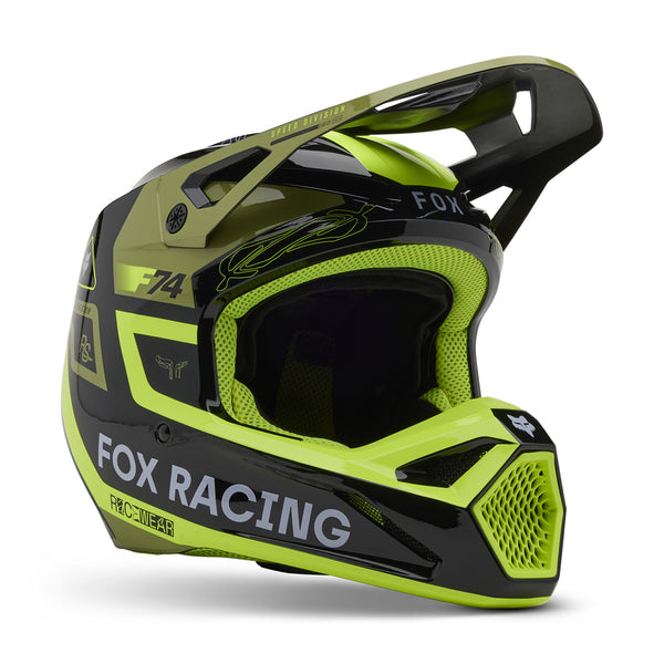 Fox - 2025 V1 Race Spec Green Helmet