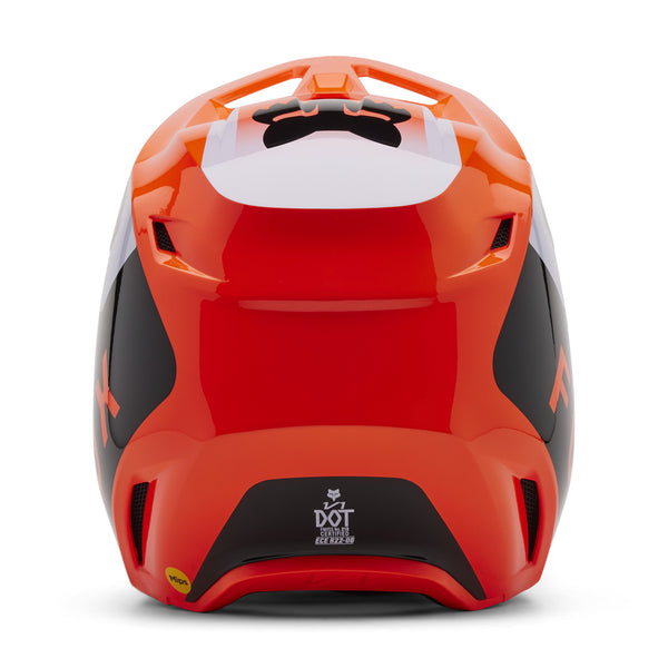 Fox - 2025 Youth V1 Orange Lean Helmet