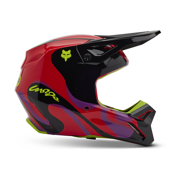 Fox - 2025 V1 Emotion Flo Red Helmet