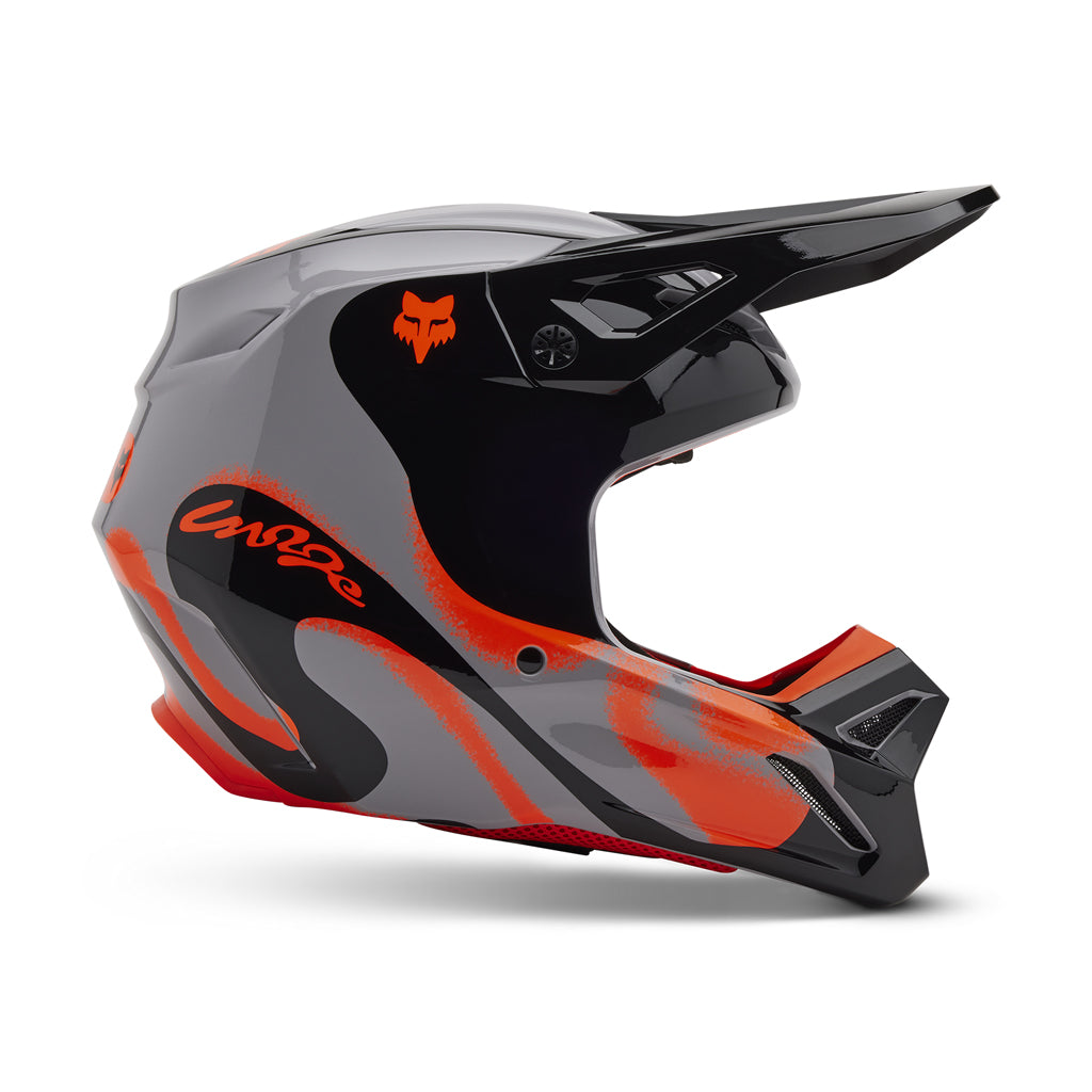 Fox - 2025 V1 Grey Emotion Helmet