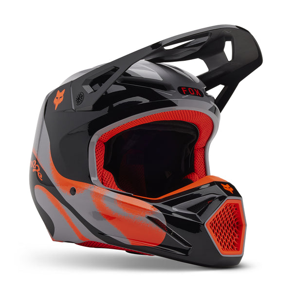 Fox - 2025 V1 Grey Emotion Helmet