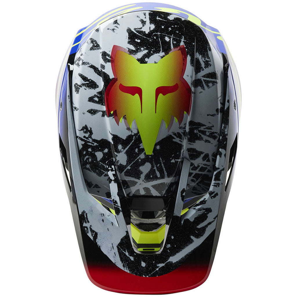 Fox - 2023 V3RS Dkay Blue/Red Helmet